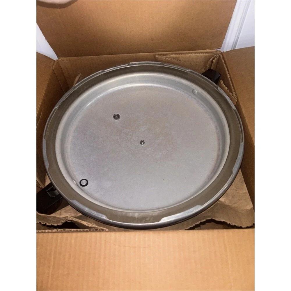 Vintage Mirro M-0512 12 Qt Aluminum Pressure Cooker Canner w/ Box & Parts USA
